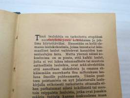 Laulukirja... tämä laulukirja on tarkoitettu etupäässä nuorisoyhdistysten kokouksissa ja juhlissa käytettäväksi... -song book