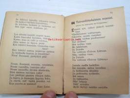 Laulukirja... tämä laulukirja on tarkoitettu etupäässä nuorisoyhdistysten kokouksissa ja juhlissa käytettäväksi... -song book