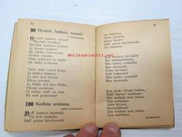 Laulukirja... tämä laulukirja on tarkoitettu etupäässä nuorisoyhdistysten kokouksissa ja juhlissa käytettäväksi... -song book