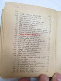 Laulukirja... tämä laulukirja on tarkoitettu etupäässä nuorisoyhdistysten kokouksissa ja juhlissa käytettäväksi... -song book
