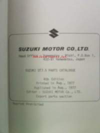 Suzuki DT7,5 (A,B,C,D) - Parts Catalogue -perämoottori varaosaluettelo