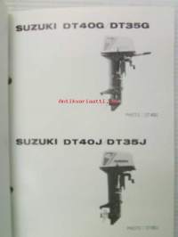 Suzuki DT40 (G/J) / DT35 (G/J)- Parts Catalogue  -perämoottori varaosaluettelo