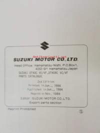 Suzuki DT40C, DT40C ve/DT40RC ve - DT40C vf/DT40RC vf- Parts Catalogue -perämoottori varaosaluettelo