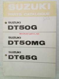 Suzuki DT50G - DT50MG DT65G - Parts Catalogue -perämoottori varaosaluettelo