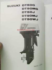 Suzuki DT50 (G/J) / DT65 (G/J)- Parts Catalogue -perämoottori varaosaluettelo