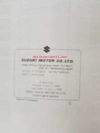 Suzuki DT75/85 - DT75TC/85TC &#039;88-&#039;90 model - DT75CQ/85CQ &#039;88-&#039;90- Parts Catalogue, sis.mikrofilmin -perämoottori varaosaluettelo