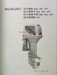 Suzuki DT85 - Parts Catalogue -perämoottori varaosaluettelo, katso kuvista tarkemmat mallimerkinnät