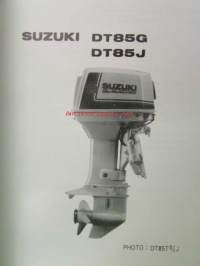 Suzuki DT85G / DT85J - Parts Catalogue -perämoottori varaosaluettelo, katso kuvista tarkemmat mallimerkinnät