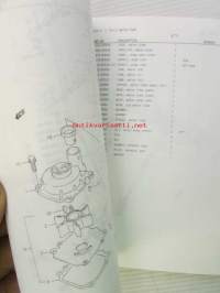 Suzuki DT100TC &#039;90model - Parts Catalogue sis. mikrofilmin -perämoottori varaosaluettelo, katso kuvista tarkemmat mallimerkinnät