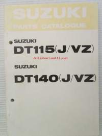 Suzuki DT115(J/VZ) / DT140(J/VZ) -perämoottori varaosaluettelo, katso kuvista tarkemmat mallimerkinnät