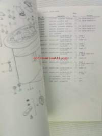 Suzuki DT115(J/VZ) / DT140(J/VZ) -perämoottori varaosaluettelo, katso kuvista tarkemmat mallimerkinnät