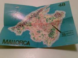 Mallorcan yleiskartta ja koruliikkeen mainos