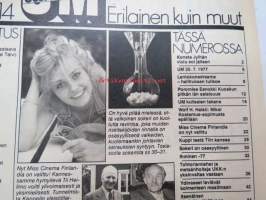 UM Uusi Maailma 1977 nr 14, ilmestynyt 20.7.1977, sis. mm. seur. artikkelit / kuvat / mainokset; Kansikuva Tii Heilimo, Kaustisen kansanmusiikkijuhlat + Konsta