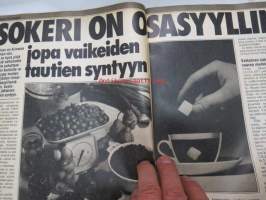 UM Uusi Maailma 1977 nr 14, ilmestynyt 20.7.1977, sis. mm. seur. artikkelit / kuvat / mainokset; Kansikuva Tii Heilimo, Kaustisen kansanmusiikkijuhlat + Konsta