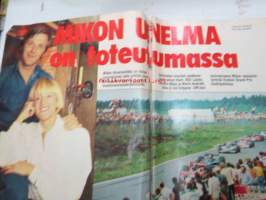 UM Uusi Maailma 1977 nr 13, ilmestynyt 29.6.1977, sis. mm. seur. artikkelit / kuvat / mainokset; Kansikuva Marita Khalaf - pelkää irakilaisen miehensä Sadin