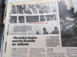 UM Uusi Maailma 1977 nr 13, ilmestynyt 29.6.1977, sis. mm. seur. artikkelit / kuvat / mainokset; Kansikuva Marita Khalaf - pelkää irakilaisen miehensä Sadin