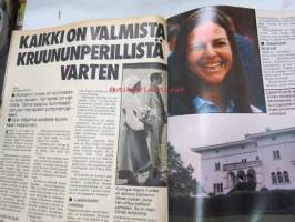 UM Uusi Maailma 1977 nr 13, ilmestynyt 29.6.1977, sis. mm. seur. artikkelit / kuvat / mainokset; Kansikuva Marita Khalaf - pelkää irakilaisen miehensä Sadin