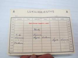 Kuvataide partiolainen / liikennemerkit -lukujärjestys -school timetable