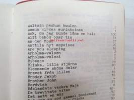 Turun Soitannollinen Seura - Musikaliska Sällskapet i Åbo -laulukirja / sångbok - song book