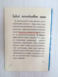 Lyhyt autonhuollon opas