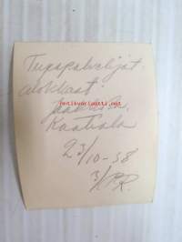 Alokas 1938 x 2 -valokuva / recruit -photograph