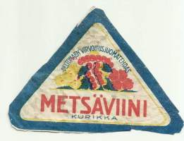 Metsäviini -   juomaetiketti