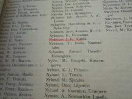 Trustivapaiden kotimaisten tupakkatehtaitten asiamiehen tiedonantoja XV Trustivapaat kauppanimet Suomessa 1919