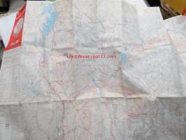 Ylläs-Levi 1:50 000 ulkoilukartta 1985 -outdoor map