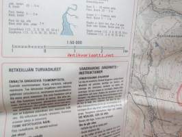 Ylläs-Levi 1:50 000 ulkoilukartta 1985 -outdoor map