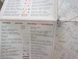 Ylläs-Levi 1:50 000 ulkoilukartta 1985 -outdoor map