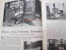 Kotiliesi 1930 nr 5, ilmestynyt 1.3.1930, sis. mm. seur. artikkelit / kuvat / mainokset; Kansikuva &quot;Tytölle tehdään uusi mekko&quot;, Tampella, Yhdistyneet