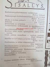 Kotiliesi 1930 nr 3, helmikuu I, ilmestynyt 1.2.1930, sis. mm. seur. artikkelit / kuvat / mainokset; Kansikuva &quot;Kotilieden käsitöillä&quot;, Kultanauha-margariini,