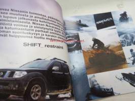 Nissan Navara Pathfinder 2007 -myyntiesite / brochure, in finnish