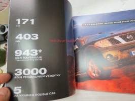 Nissan Navara Pathfinder 2007 -myyntiesite / brochure, in finnish