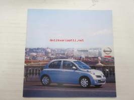 Nissan Micra 2005 -myyntiesite / brochure, in finnish