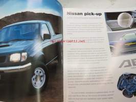 Nissan Pick-Up 1999 -myyntiesite / brochure, in finnish