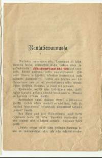 Rautatievaunusta / Matti ja Heikki keskustelevat  1906