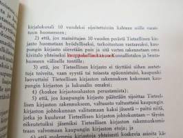 Jyväskylän Tieteellinen Kirjasto - katsaus sen syntyyn ja kehitykseen -Jyväskylä scientific library, it´s creation and development, in finnish