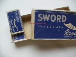 Sword - tukkupakkaus  sisällä 3 pakkausta a 10 kpl - partaterä