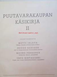 Puutavarakaupan käsikirja I - II