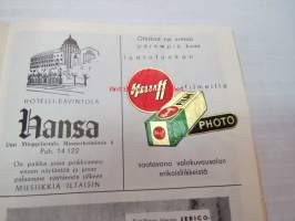 Helsingin Kansanteatteri - Työväenteatteri (Ylioppilastalo) Näytäntökausi 1958-1959 -ohjelmakirja -theatre program book