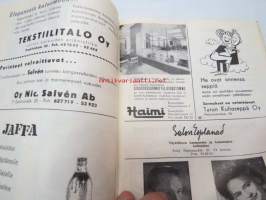 Helsingin Kansanteatteri - Työväenteatteri (Ylioppilastalo) Näytäntökausi 1958-1959 -ohjelmakirja -theatre program book