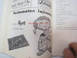 Helsingin Kansanteatteri - Työväenteatteri (Ylioppilastalo) Näytäntökausi 1958-1959 -ohjelmakirja -theatre program book