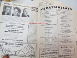 Helsingin Kansanteatteri - Työväenteatteri (Ylioppilastalo) Näytäntökausi 1958-1959 -ohjelmakirja -theatre program book