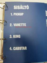 Nissan pakettiautojen tuotekansio / dealer´s van info folder