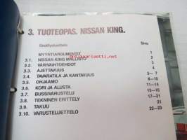 Nissan pakettiautojen tuotekansio / dealer´s van info folder