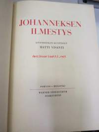 Johanneksen ilmestys -kuvitus Matti Visanti, numeroitu 463 / 1100, osa vedoksista on lyijykynäsigneerattu - illustrated by Matti Visanti, numbered