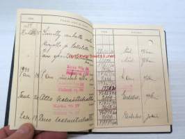 Turun Suomalainen Säästöpankki - Säästötili nr 3749/13 K. Laakso / bank record book