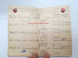 Turun Säästöpankki - Sparbanken i Åbo - Wastakirja / Motbok nr  44879 K. Laakso / bank record book
