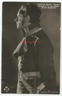 Kenraali von Döpeln ( Edvin Adolphson) - postikortti kulkematon